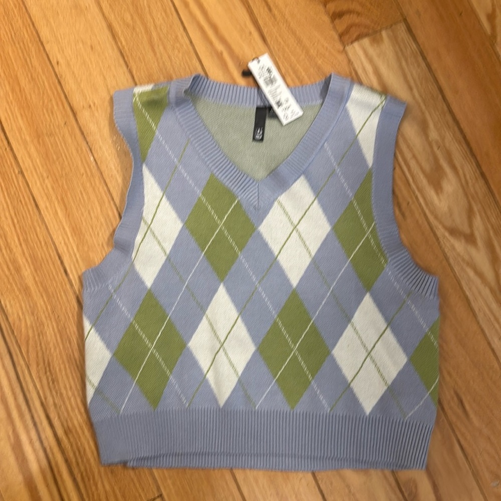 Garage Plaid Vest